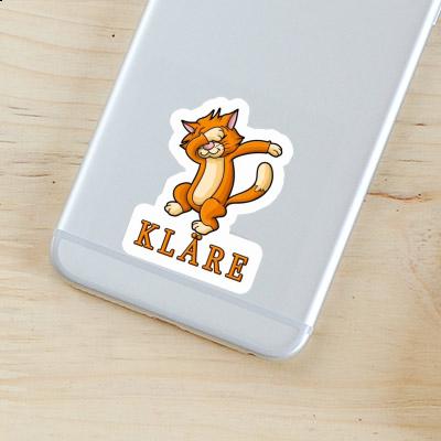 Autocollant Chat Kläre Image
