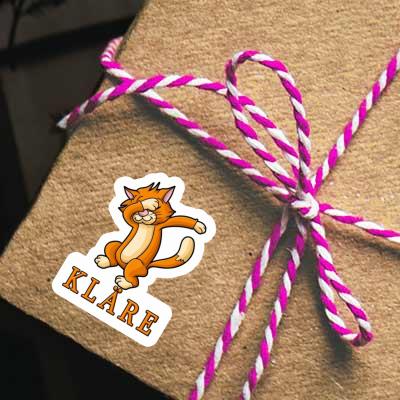 Autocollant Chat Kläre Notebook Image