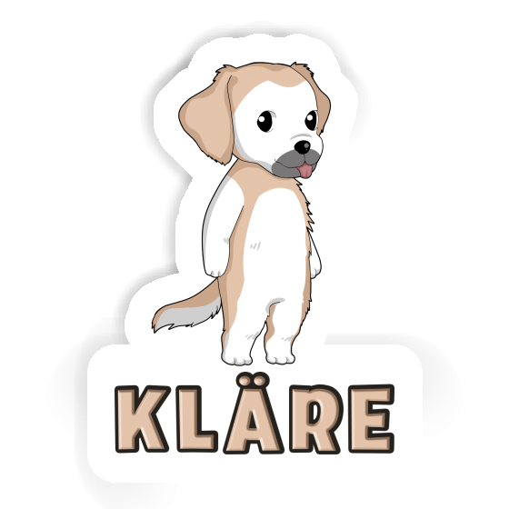 Kläre Sticker Golden Retriever Laptop Kläre Sticker Golden Retriever Laptop Image