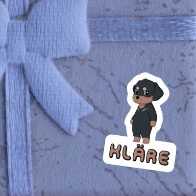 Sticker Kläre Rottweiler Notebook Sticker Kläre Rottweiler Gift package Image