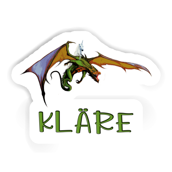 Dragon Autocollant Kläre Notebook Dragon Autocollant Kläre Gift package Image