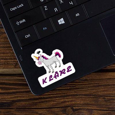 Autocollant Kläre Licorne Notebook Autocollant Kläre Licorne Gift package Image