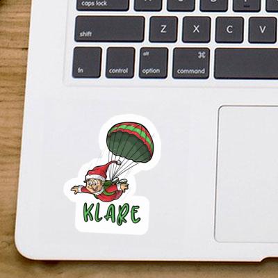 Kläre Sticker Parachute Notebook Image