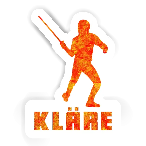 Escrimeur Autocollant Kläre Notebook Image