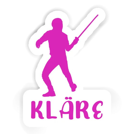 Sticker Kläre Fencer Laptop Sticker Kläre Fencer Laptop Image