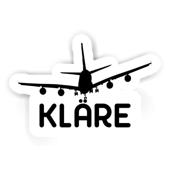 Sticker Kläre Airplane Notebook Sticker Kläre Airplane Gift package Image