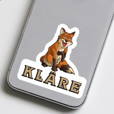 Sticker Fox Kläre Notebook Sticker Fox Kläre Notebook Image