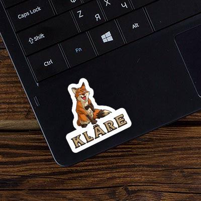 Sticker Fox Kläre Notebook Sticker Fox Kläre Gift package Image