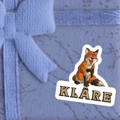 Sticker Fox Kläre Gift package Image