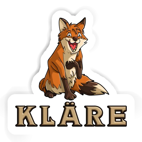 Sticker Fox Kläre Laptop Sticker Fox Kläre Laptop Image
