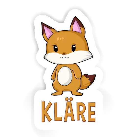 Kläre Autocollant Renard Laptop Kläre Autocollant Renard Laptop Image