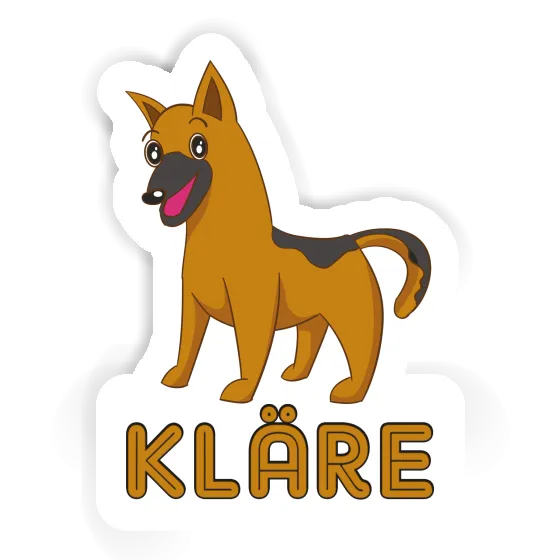 Kläre Sticker German Shepherd Notebook Kläre Sticker German Shepherd Gift package Image