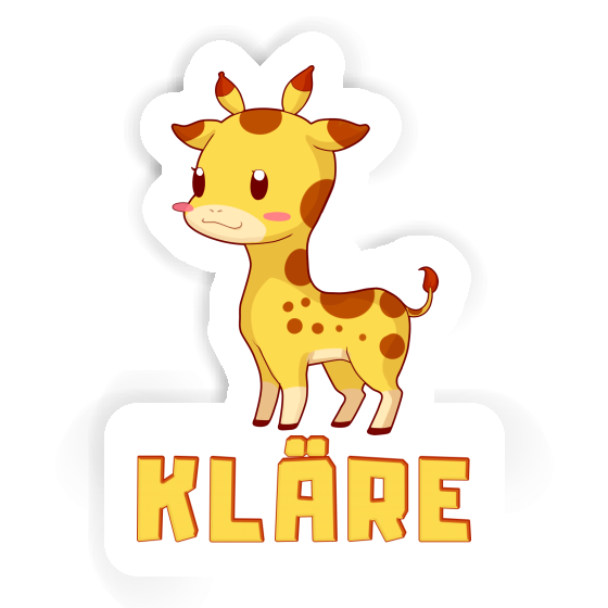 Autocollant Kläre Girafe Notebook Autocollant Kläre Girafe Notebook Image