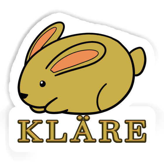 Sticker Kläre Hare Notebook Sticker Kläre Hare Gift package Image