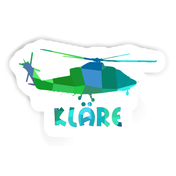 Kläre Sticker Helicopter Notebook Kläre Sticker Helicopter Notebook Image
