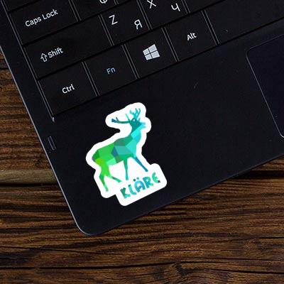 Kläre Sticker Deer Notebook Kläre Sticker Deer Gift package Image