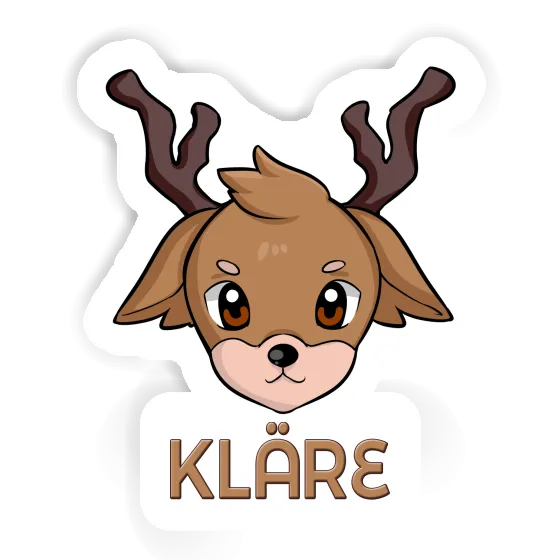 Kläre Aufkleber Hirsch Notebook Kläre Aufkleber Hirsch Gift package Image