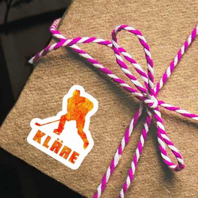 Kläre Autocollant Joueur de hockey Gift package Image