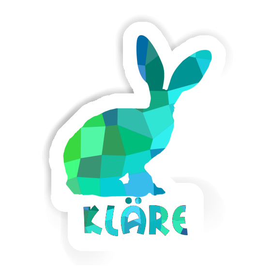 Kläre Autocollant Lapin Notebook Image