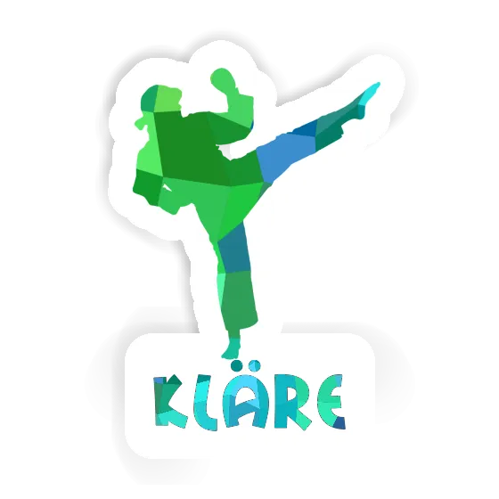 Sticker Karateka Kläre Image
