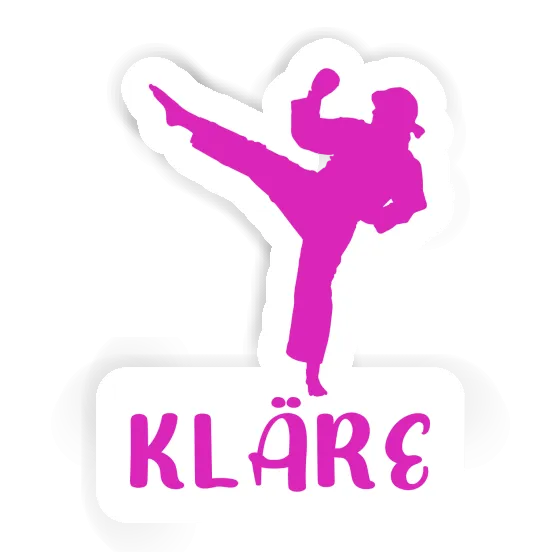 Sticker Kläre Karateka Notebook Sticker Kläre Karateka Notebook Image