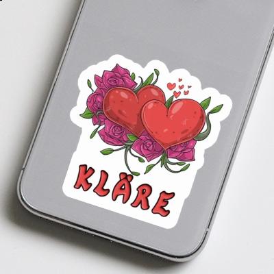 Kläre Sticker Herz Notebook Kläre Sticker Herz Gift package Image