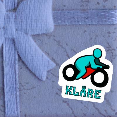 Kläre Sticker Motorbike Driver Laptop Kläre Sticker Motorbike Driver Laptop Image