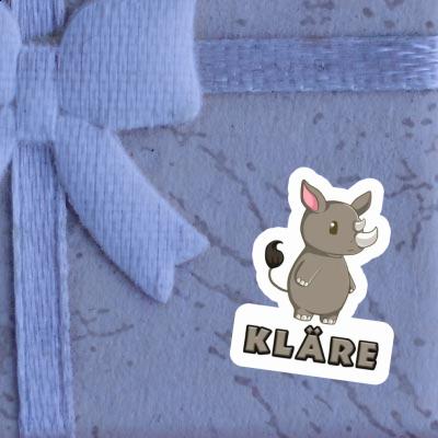 Autocollant Kläre Rhino Notebook Autocollant Kläre Rhino Gift package Image