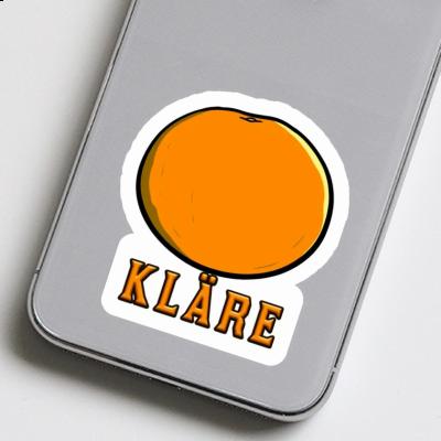 Kläre Sticker Orange Laptop Kläre Sticker Orange Laptop Image