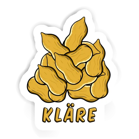 Sticker Kläre Peanut Notebook Sticker Kläre Peanut Gift package Image