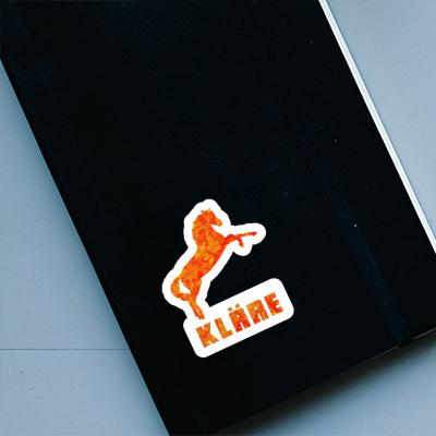 Sticker Kläre Pferd Image