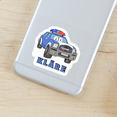 Police Car Sticker Kläre Laptop Police Car Sticker Kläre Laptop Image