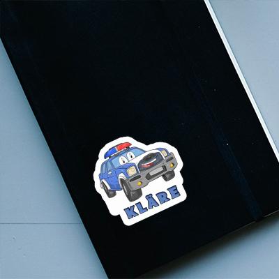 Police Car Sticker Kläre Notebook Police Car Sticker Kläre Notebook Image