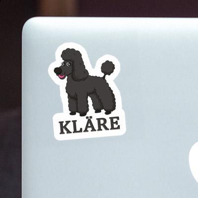 Kläre Autocollant Caniche Notebook Kläre Autocollant Caniche Gift package Image