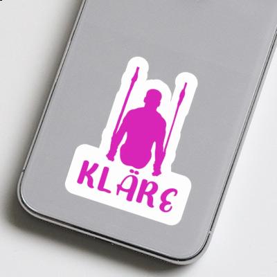 Autocollant Kläre Gymnaste aux anneaux Notebook Autocollant Kläre Gymnaste aux anneaux Gift package Image