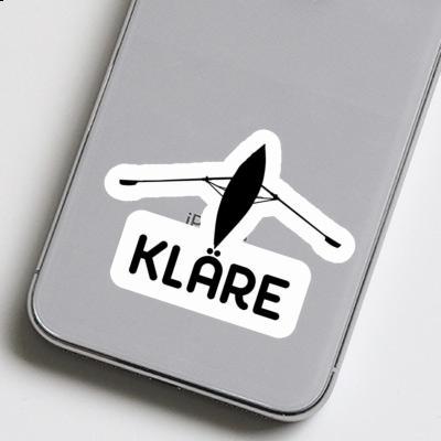 Kläre Autocollant Bateau à rames Kläre Autocollant Bateau à rames Image