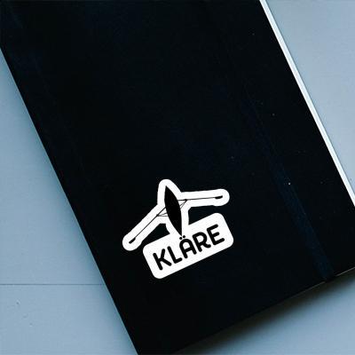 Kläre Autocollant Bateau à rames Laptop Kläre Autocollant Bateau à rames Laptop Image