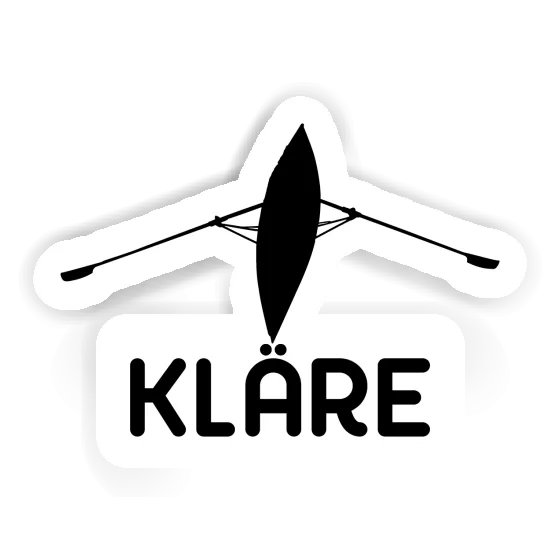 Kläre Autocollant Bateau à rames Notebook Kläre Autocollant Bateau à rames Gift package Image
