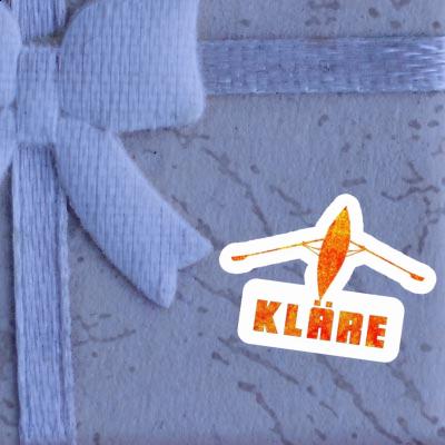 Kläre Autocollant Bateau à rames Notebook Kläre Autocollant Bateau à rames Gift package Image