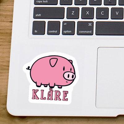 Autocollant Kläre Cochon Notebook Autocollant Kläre Cochon Gift package Image
