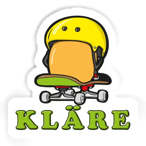 Œuf de skateboard Autocollant Kläre Notebook Œuf de skateboard Autocollant Kläre Gift package Image
