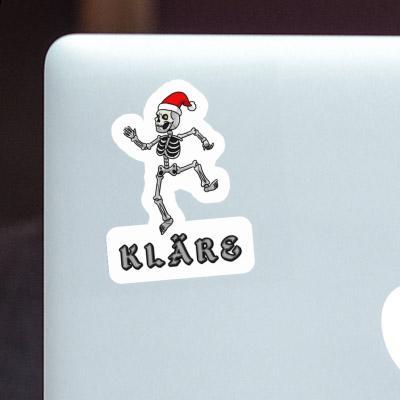 Skelett Aufkleber Kläre Laptop Skelett Aufkleber Kläre Laptop Image