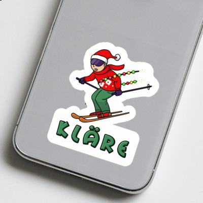Aufkleber Kläre Skifahrer Laptop Aufkleber Kläre Skifahrer Laptop Image