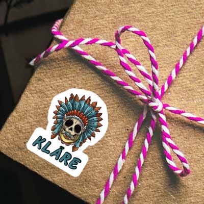 Autocollant Kläre Bébé tête de mort Gift package Image