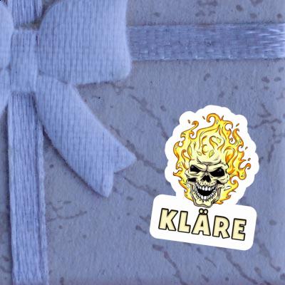 Autocollant Tête de mort Kläre Notebook Autocollant Tête de mort Kläre Notebook Image