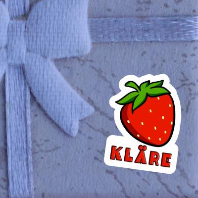Strawberry Sticker Kläre Notebook Image