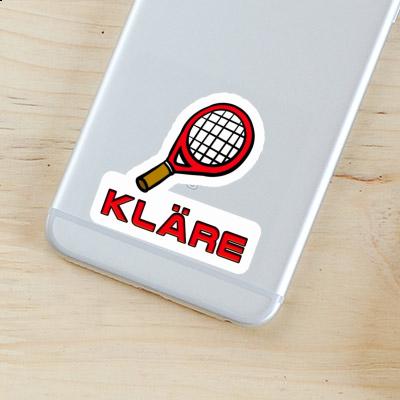 Aufkleber Kläre Tennisschläger Laptop Aufkleber Kläre Tennisschläger Laptop Image