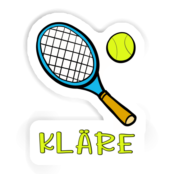 Tennis Racket Sticker Kläre Tennis Racket Sticker Kläre Image