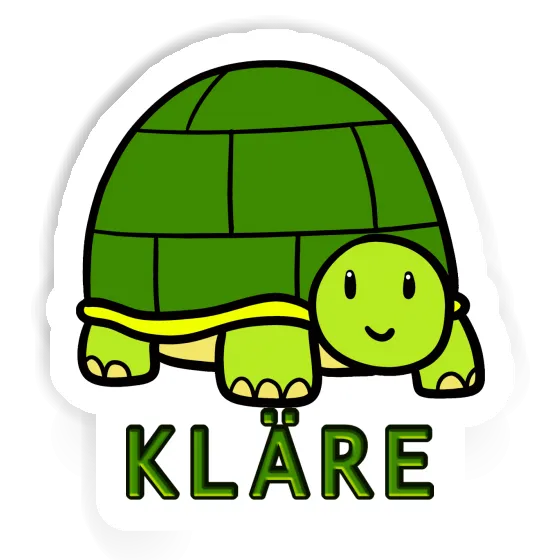 Kläre Autocollant Tortue Notebook Kläre Autocollant Tortue Notebook Image