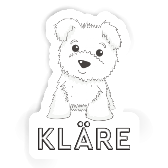 Westie Autocollant Kläre Notebook Westie Autocollant Kläre Notebook Image
